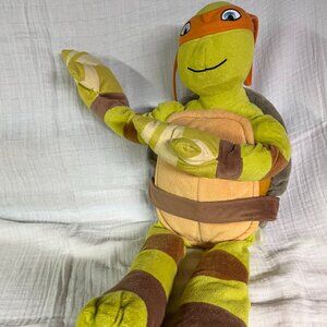 TEENAGE MUTANT NINJA TURTLES Michelangelo Plush, Super Soft & Cuddly 24" VINTAGE